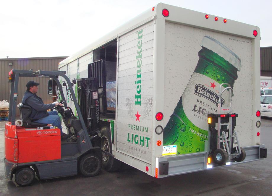 Heineken Light Hessco beverage truck