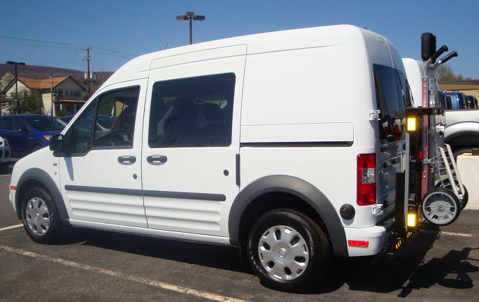 Ford Transit mini cargo van with HTS-20SFT