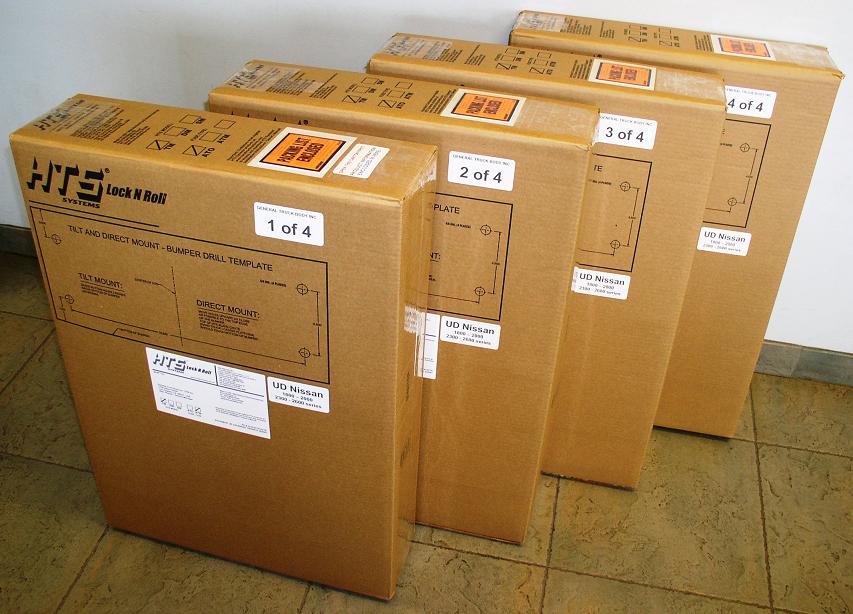 HTS Ultra-Rack shipping boxes